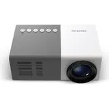 PRIXTON Cinema Mini Projektor | 900 Lumen, Qvga, LED, Weiß - Grau