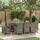 vidaXL Gartenmöbel-Set 9-tlg. Grau