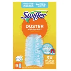 Swiffer Staubmagnet Ersatztücher SW1980 , Nachfüllpack = 9 Tücher mit Febreezeduft