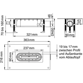 ACO ShowerDrain S+ Ablaufkörper