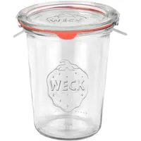 Mambocat 9er Set Weck Gläser 850ml, 3/4L Sturzgläser mit