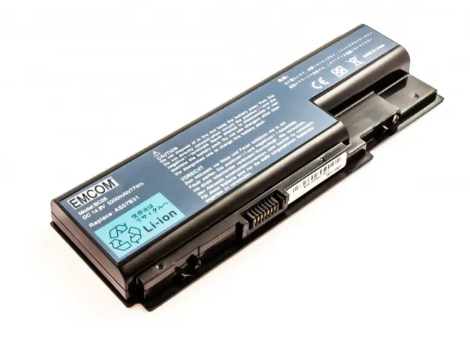 Akku für EMACHINES E 520, wie AS07B42, LC.BTP00.013, B053R012-9002, BT.00604.018, 5200 mAh