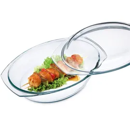 Simax Auflaufform 3716-115 Oval 33,4 x 11,1 cm Transparent