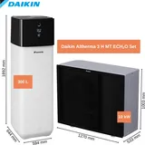 Daikin Altherma 3 H MT ECH2O Komplett-Set 10kW Wärmepumpe Hygienespeicher 300l