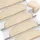 vidaXL Stufenmatten 30 Stk. 65x21x4 cm Creme Halbrund Groß