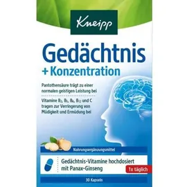 Kneipp Gedächtnis + Konzentration Kapseln 30 St.