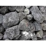 Gabiona Gabionensteine, Hyperit, anthrazit, Naturstein - grau