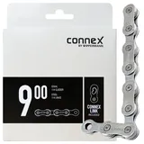 Connex Fahrradkette 900 1/2" x 11/128" 114 Glieder, 6,6mm 9-fach, silber" grau No Size