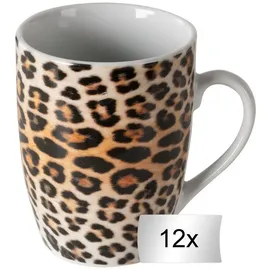 HIT Trading Kaffeetasse 0,25 l Braun 12 St.