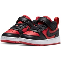 Nike Court Borough Low RECRAFT (TD) Sneaker, University RED/Black-White, 23 1⁄2
