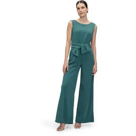 Vera Mont Jumpsuit mit U-Boot-Ausschnitt, Smaragd, 36
