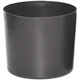 TianWlio Pflanzkübel Kunststoff Blumenkübel Pflanztöpfe Kunststoff Pflanztöpfe für Pflanzen mit Untersetzer Indoor 1er Set Kunststoff Pflanzkübel Moderner Blumentopf Durchmesser übertöpfe (Black, A)