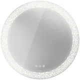Duravit Happy D.2 Plus 90x90x5,5cm, 81 W, Lichtfelddekor radial