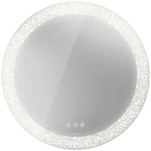 Duravit Happy D.2 Plus 90x90x5,5cm, 81 W, Lichtfelddekor radial