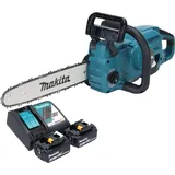 Makita DUC 357 RM2X3 Akku Kettensäge 18 V 35 cm Brushless + 2x Akku 4,0 Ah + Ladegerät