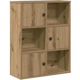 vidaXL Bücherregal Artisan-Eiche 60 x 24 x 76,5 cm Braun