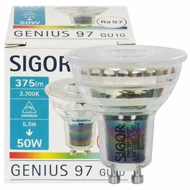 Sigor LED-Reflektorlampe GU10, 2700K 5.5W 375lm
