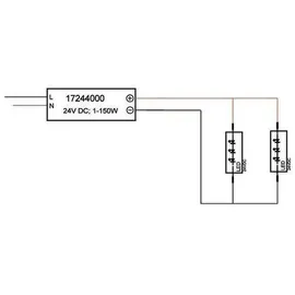 Brumberg Leuchten LED-Netzgerät 1-150W 24V IP20 schaltbar
