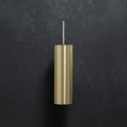 Clou Flat WC-Bürstengarnitur, Accessoires, Gold gebürstet PVD