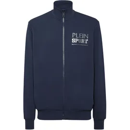 Plein Sport Sweatjacke Tiger Blau/Silber XL