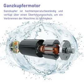 Jiubiaz Tiefbrunnenpumpe 0,37 kW mit 20 m Verbindungskabel