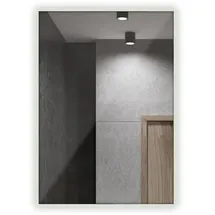 Tulup LED Spiegel Designer LED Rechteckspiegel 60x40 cm LED Wohnzimmer Spiegel rechteckig Neutralweiß 4000K Moderne LED Rechteckspiegel