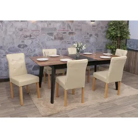 MCW Esszimmerstuhl E58 Kunstleder creme