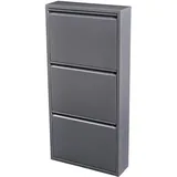 [en.casa] Sokndal 50 x 104 x 15 cm grau / grau