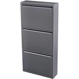 [en.casa] Sokndal 50 x 104 x 15 cm grau / grau
