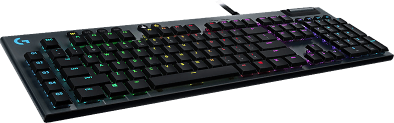 LOGITECH G815 LIGHTSPEED RGB Mechanical, Gaming Tastatur, Mechanisch, Logitech GL Tactile, kabelgebunden, Schwarz