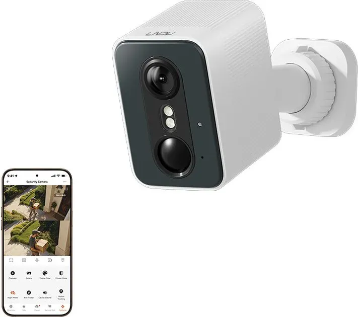 IMOU 4K kabellose Outdoor-Überwachungskamera mit Farb- und Infrarot-Nachtsicht, 128 GB freier lokaler Speicher, 2,4 GHz WLAN, 143° Sichtfeld, PIR- und Radar-Dualerkennung, Alexa und Google Assistant