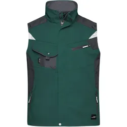Workwear Weste - Farbe schwarz, grün - Größe 4XL