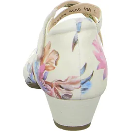 THINK! Leder-Pumps in Weiß/ bunt, Größe 38 EU