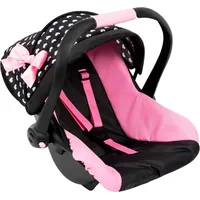 Bayer Design Bayer Puppen Autositz »rosa/goldfarben Schleife
