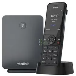 Yealink W78P - schnurloses VoIP-Telefon mit Bluetooth-Schnittstelle mit Rufnummernanzeige