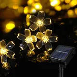 a.bigwhale Lichterkette Solar wetterfest 40 LED inkl. 8 Modes