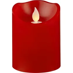 Best Season LED-Wachskerze 'M-Twinkle', Farbe: rot