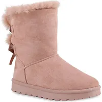 VAN HILL Damen Winter Boots in Rosa