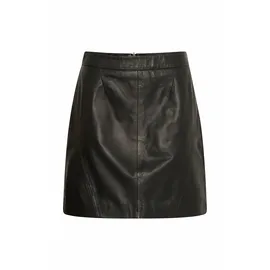 B.YOUNG Lederrock Damen Schwarz 44