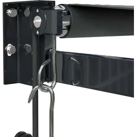 vidaXL Elektrische Markise mit Kurbel 5 x 3 m grau
