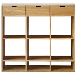 Tikamoon Bücherregal 120 x 112 x 40 cm Weiß