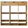 Tikamoon Bücherregal 120 x 112 x 40 cm Weiß