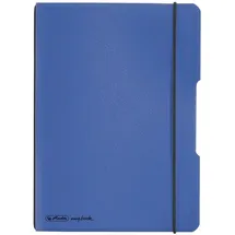 Herlitz Notizbuch DIN A5, 40 Blatt, kariert blau,