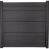 GROJA Solid Stecksystem 180 x 180 cm anthrazitgrau