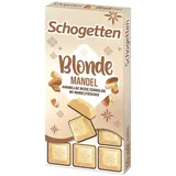 Schogetten Blonde Mandel I 100 g Tafel I praktisch einzeln portioniert