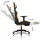 vidaXL Horus Gaming-Stuhl Schwarz/Orange