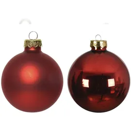 Kaemingk 20 Christbaumkugeln Glas 6cm rot