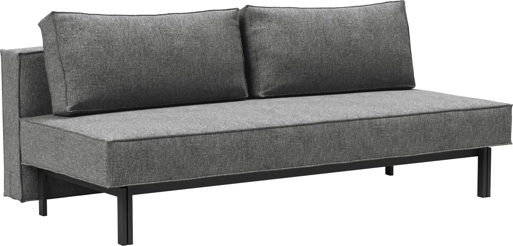 3-Sitzer INNOVATION LIVING TM "Sly, Schlafsofa, Dauerschlaffunktion, bequem und komfortabel", grau (twist charcoal), B:200cm H:68cm T:94cm, Sofas, Federkernmatratze; leichtgängiger Auszugmechanismus