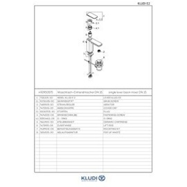 Kludi E2 140 Einhandmischer chrom 492950575