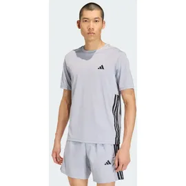 adidas Workout Essentials Base 3 Stripes Halo Silver/Black XL